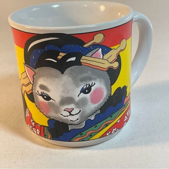 My cup of tea gray cat mug - Picture 3 of 12